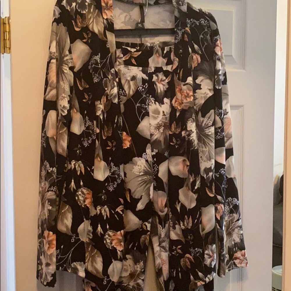 Two Piece Floral Suit